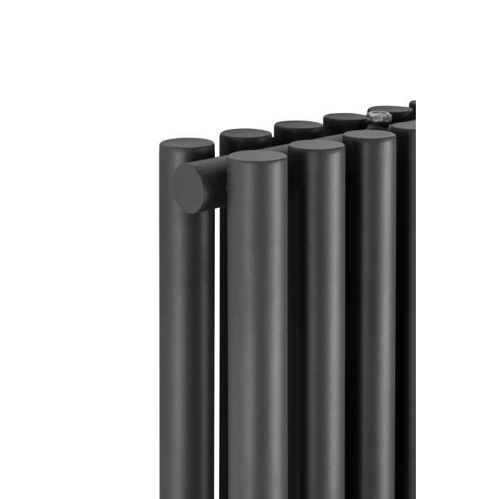 Grzejnik dekoracyjny Gilda GD2E 1800x472 grafit