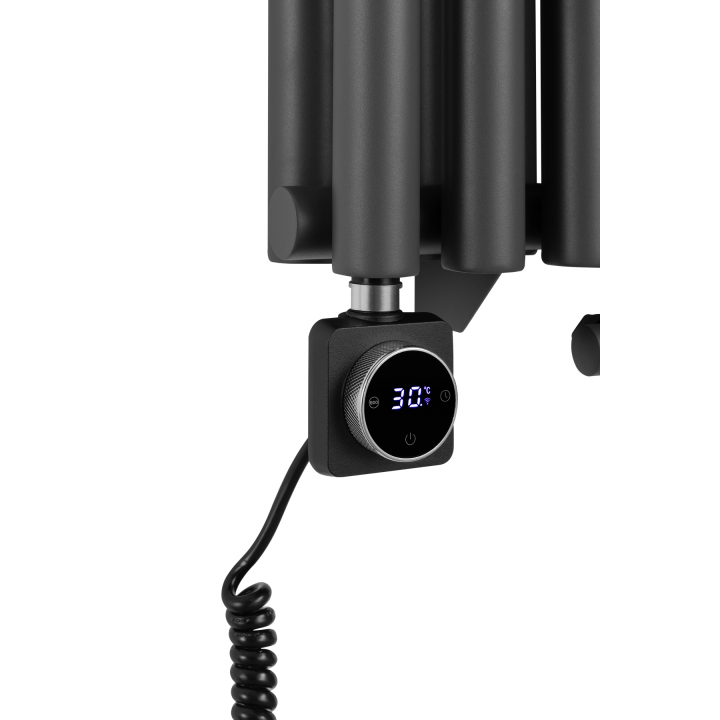 Grzejnik dekoracyjny Gilda GD2E 1800x472 grafit