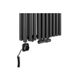 Grzejnik dekoracyjny Gilda GD2E 1800x590 grafit