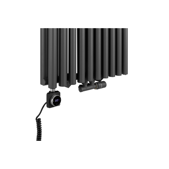 Grzejnik dekoracyjny Gilda GD2E 1800x590 grafit