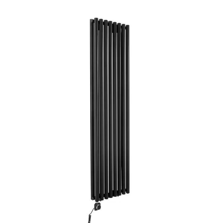 Grzejnik dekoracyjny Gilda GD2E 1800x472 czarny