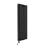 Grzejnik dekoracyjny Gilda GD2E 1800x590 czarny