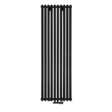 Grzejnik dekoracyjny Gilda GD2E 1800x590 czarny