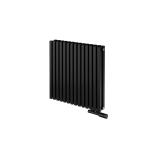 Grzejnik dekoracyjny poziomy Nomad 600x630 czarny