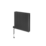 Grzejnik dekoracyjny poziomy Nomad 600x630 grafit