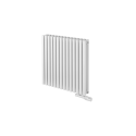 Grzejnik dekoracyjny poziomy Nomad 600x630 biały