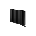Grzejnik dekoracyjny poziomy Nomad 600x810 czarny