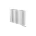 Grzejnik dekoracyjny poziomy Nomad 600x810 biały