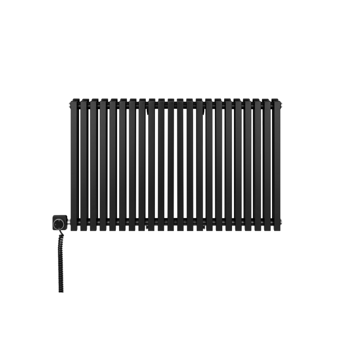 Grzejnik dekoracyjny poziomy Nomad 600x990 czarny