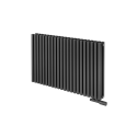 Grzejnik dekoracyjny poziomy Nomad 600x990 grafit