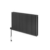 Grzejnik dekoracyjny poziomy Nomad 600x990 grafit