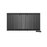 Grzejnik dekoracyjny poziomy Nomad 600x1170 czarny