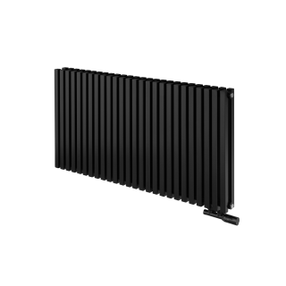 Grzejnik dekoracyjny poziomy Nomad 600x1170 czarny