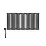 Grzejnik dekoracyjny poziomy Nomad 600x1170 grafit