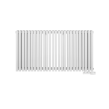 Grzejnik dekoracyjny poziomy Nomad 600x1170 biały