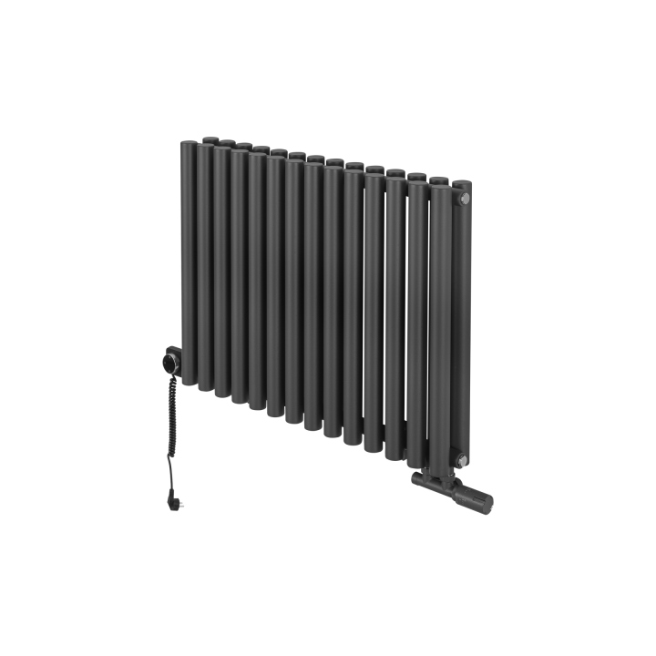 Grzejnik dekoracyjny poziomy Gilda GD2E 600x826 grafit