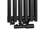 Grzejnik dekoracyjny Concert 1800x330 czarny