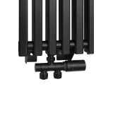 Grzejnik dekoracyjny Concert 1800x330 czarny