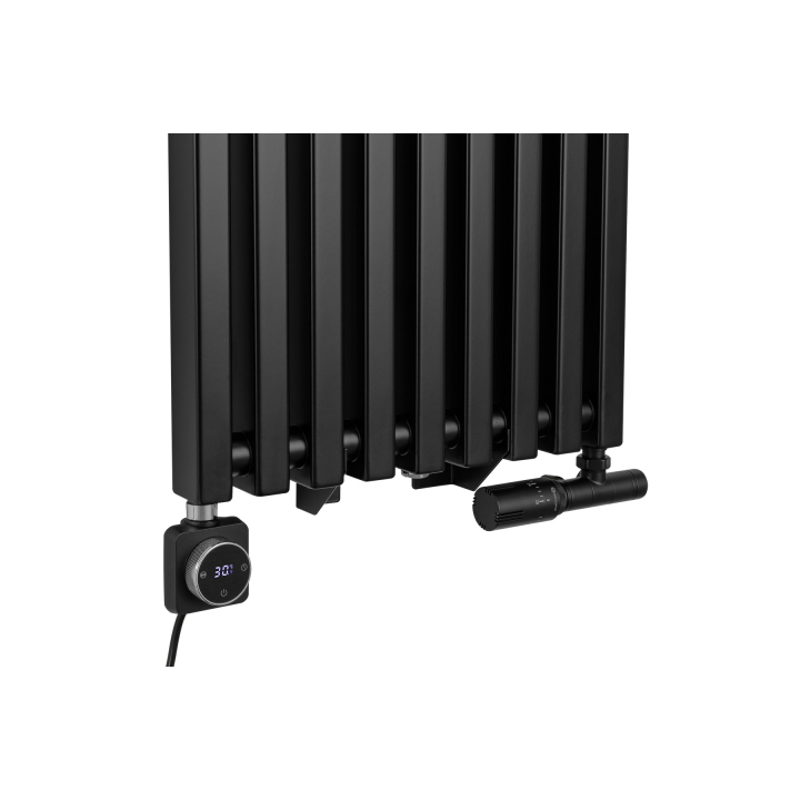 Grzejnik dekoracyjny Concert 1800x430 czarny