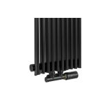 Grzejnik dekoracyjny Edo ED1 1800x281 czarny