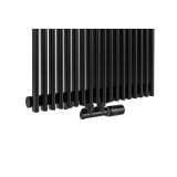 Grzejnik dekoracyjny Edo ED1 1800x507 czarny