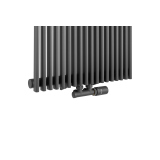 Grzejnik dekoracyjny Edo ED1 1800x507 grafit