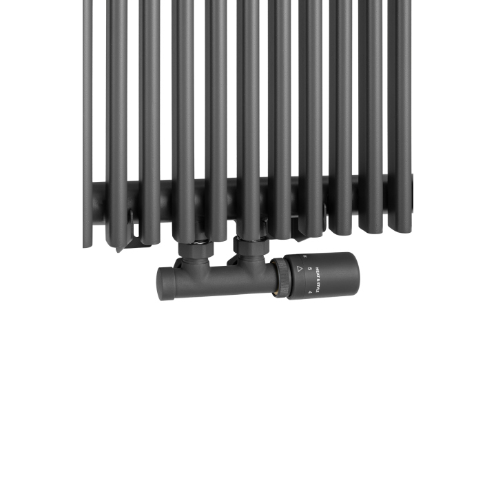 Grzejnik dekoracyjny Edo ED1 1800x507 grafit