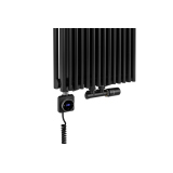 Grzejnik dekoracyjny Edo ED2E 1800x394 czarny