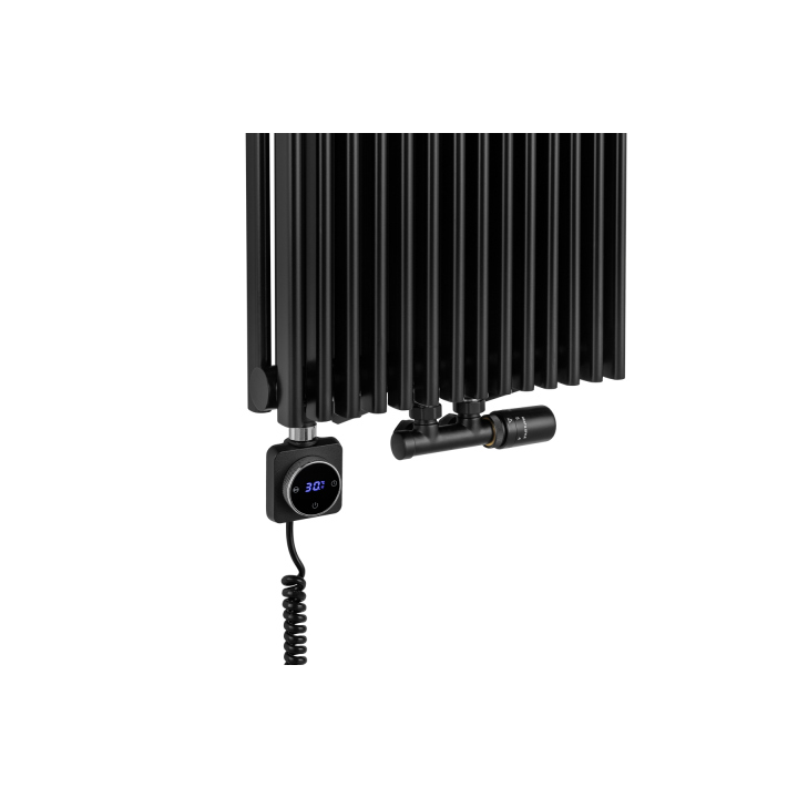 Grzejnik dekoracyjny Edo ED2E 1800x394 czarny