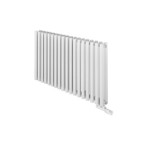 Grzejnik dekoracyjny poziomy Gilda GD2E 600x1062 biały