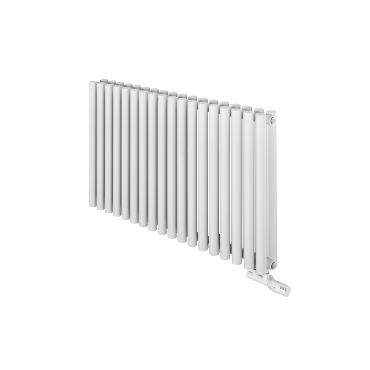 Grzejnik dekoracyjny poziomy Gilda GD2E 600x1062 biały