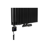 Grzejnik dekoracyjny Edo ED2E 1800x507 czarny