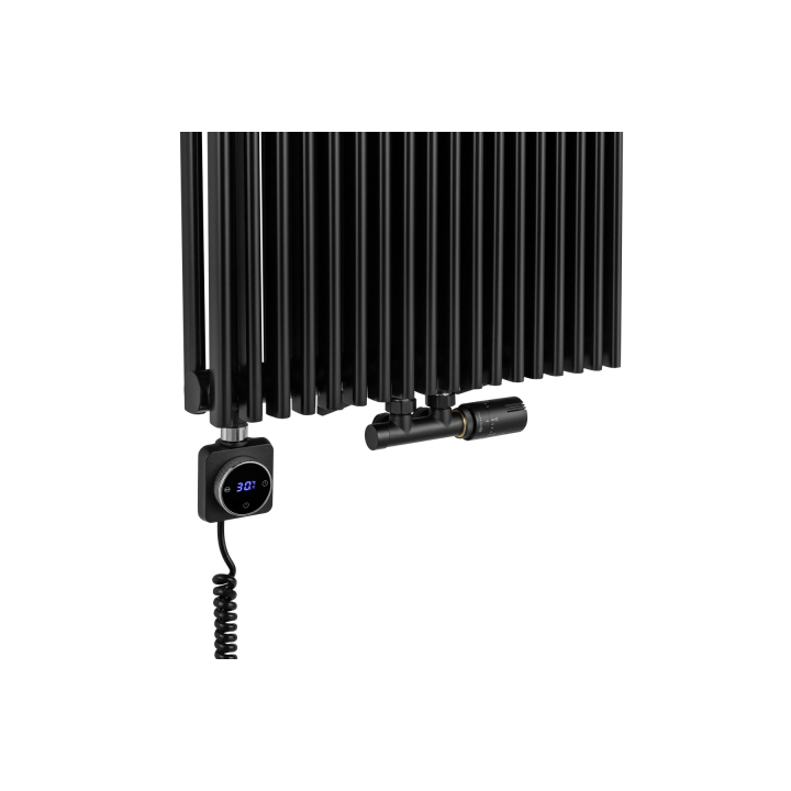 Grzejnik dekoracyjny Edo ED2E 1800x507 czarny