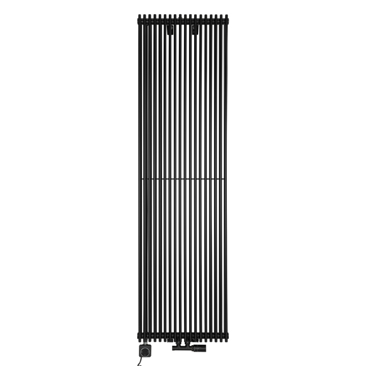 Grzejnik dekoracyjny Edo ED2E 1800x507 czarny