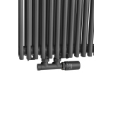 Grzejnik dekoracyjny Edo ED2E 1800x507 grafit