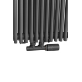 Grzejnik dekoracyjny Edo ED2E 1800x507 grafit