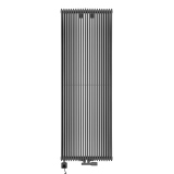 Grzejnik dekoracyjny Edo ED2E 1800x620 czarny