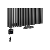 Grzejnik dekoracyjny Edo ED2E 1800x620 czarny