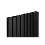 Grzejnik dekoracyjny Ultra Slim US2 1600x612 czarny