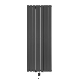 Grzejnik dekoracyjny Ultra Slim US2 1600x612 grafit