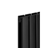 Grzejnik dekoracyjny Ultra Slim US2 1600x476 czarny