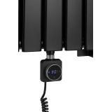 Grzejnik dekoracyjny Ultra Slim US2 1600x476 czarny