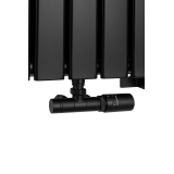 Grzejnik dekoracyjny Ultra Slim US2 1600x476 czarny