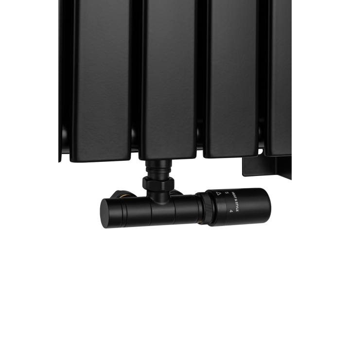 Grzejnik dekoracyjny Ultra Slim US2 1600x476 czarny