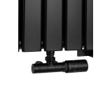 Grzejnik dekoracyjny Ultra Slim US2 1600x476 czarny