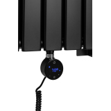 Grzejnik dekoracyjny Ultra Slim US2 1600x476 czarny