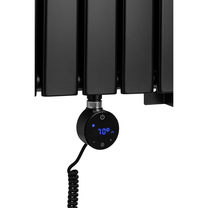 Grzejnik dekoracyjny Ultra Slim US2 1600x476 czarny