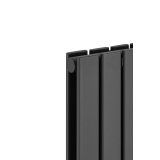 Grzejnik dekoracyjny Ultra Slim US2 1600x476 grafit