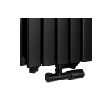 Grzejnik dekoracyjny Ultra Slim US2 1600x340 czarny