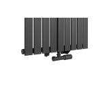 Grzejnik dekoracyjny Ultra Slim US1 1600x612 grafit